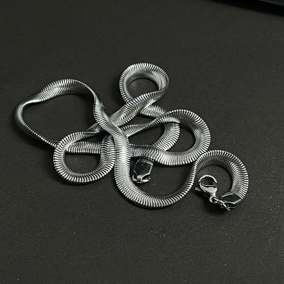 Silver Snake Neck Chain
