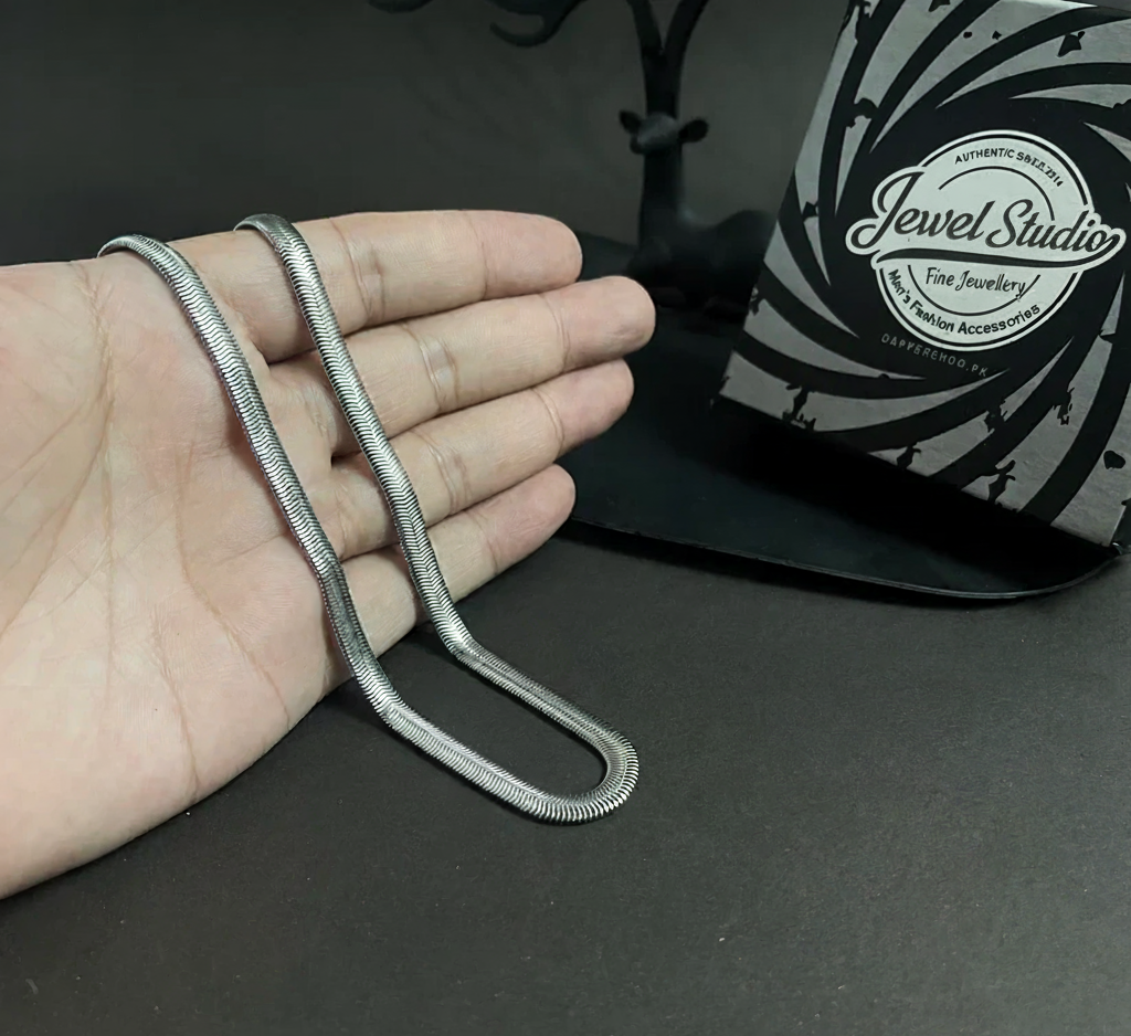 Silver Snake Neck Chain
