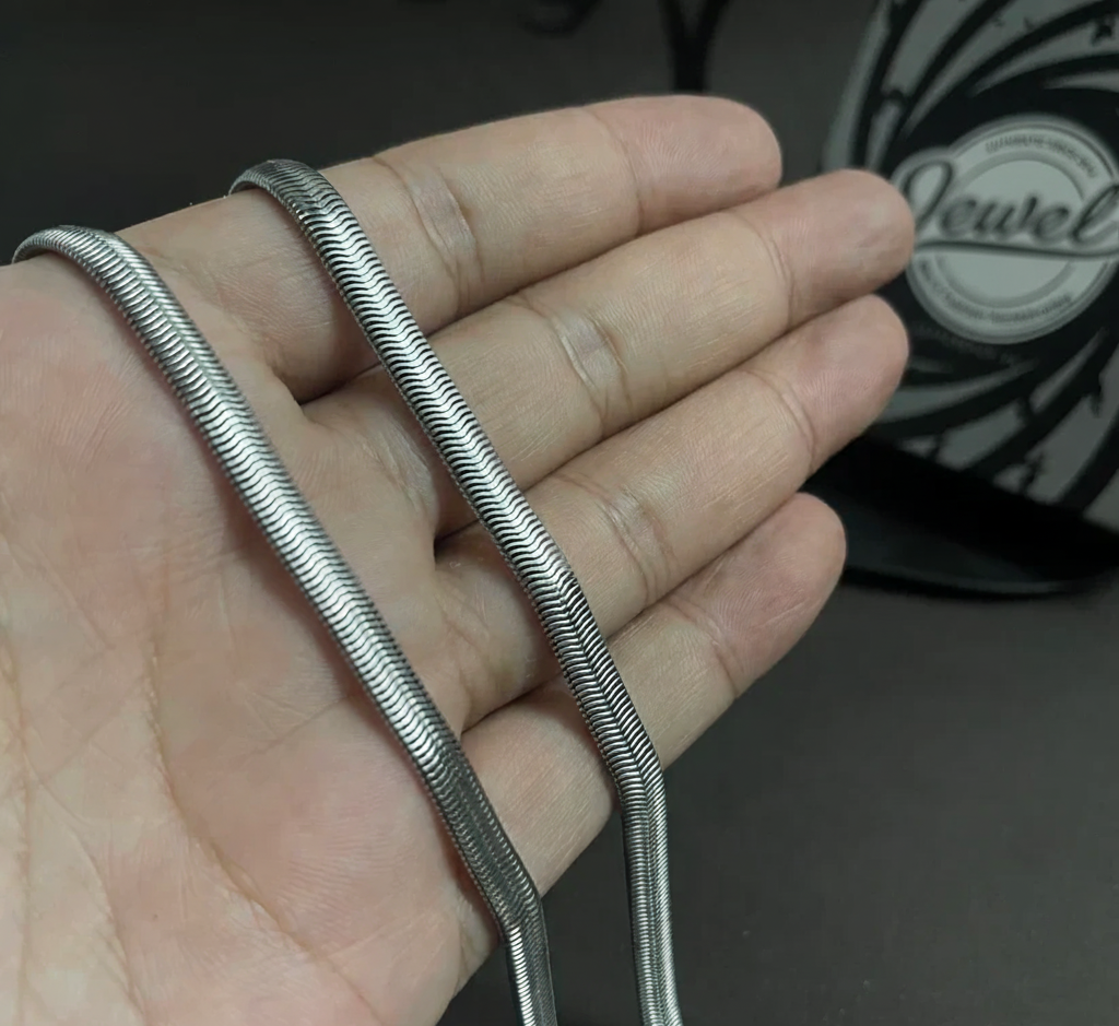 Silver Snake Neck Chain