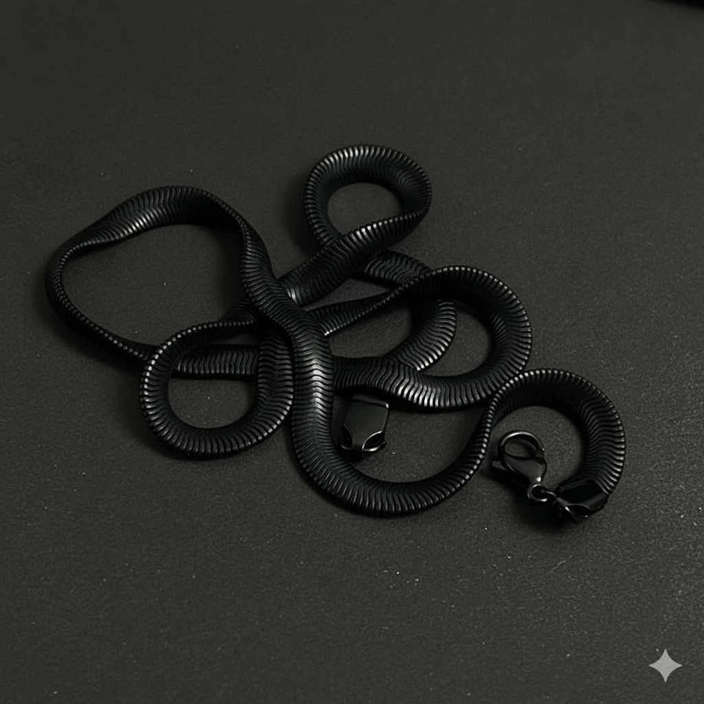 Silver Snake Neck Chain