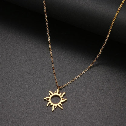 Ethnic Sun Necklace - Pendant